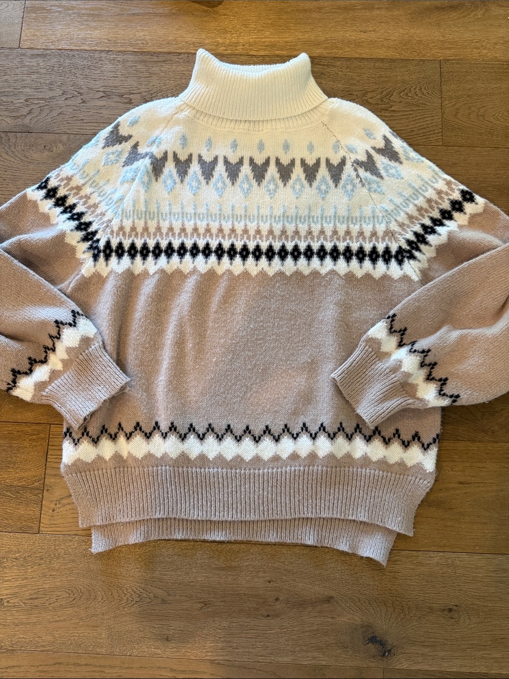 Fare Fair Isle Turtleneck - L